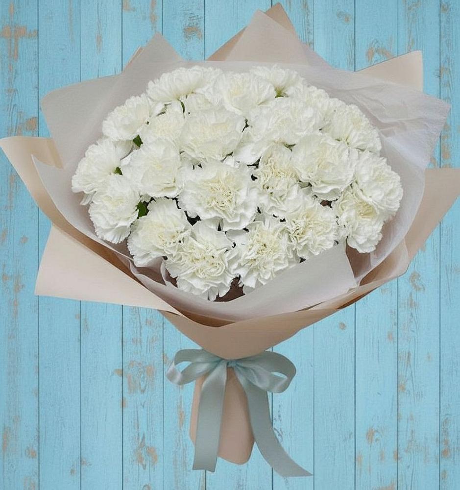 Букет цветов из: Гвоздики в Красноармейске Московской области