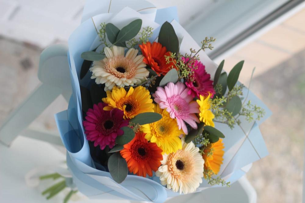 Букет цветов из: Герберы в Красноармейске Московской области