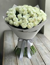 Букет 35 Белых роз в Красноармейске Московской области