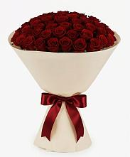 Букет 101 Бордовая роза Блэк Бакарра в Красноармейске Московской области