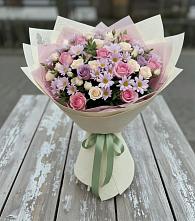 Букет цветов из:  Розы и Хризантемы #REPLACE_PRED# Красноармейске Московской области