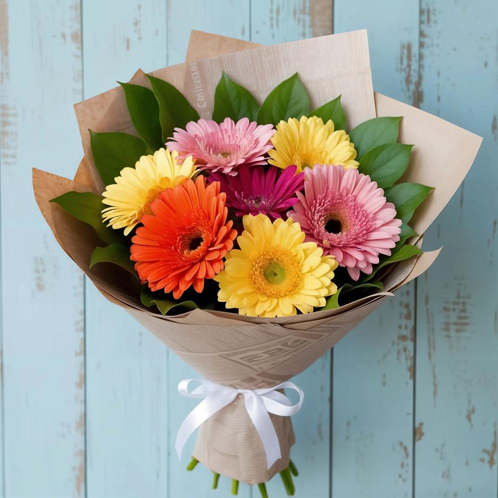 Букет цветов из: Герберы в Красноармейске Московской области