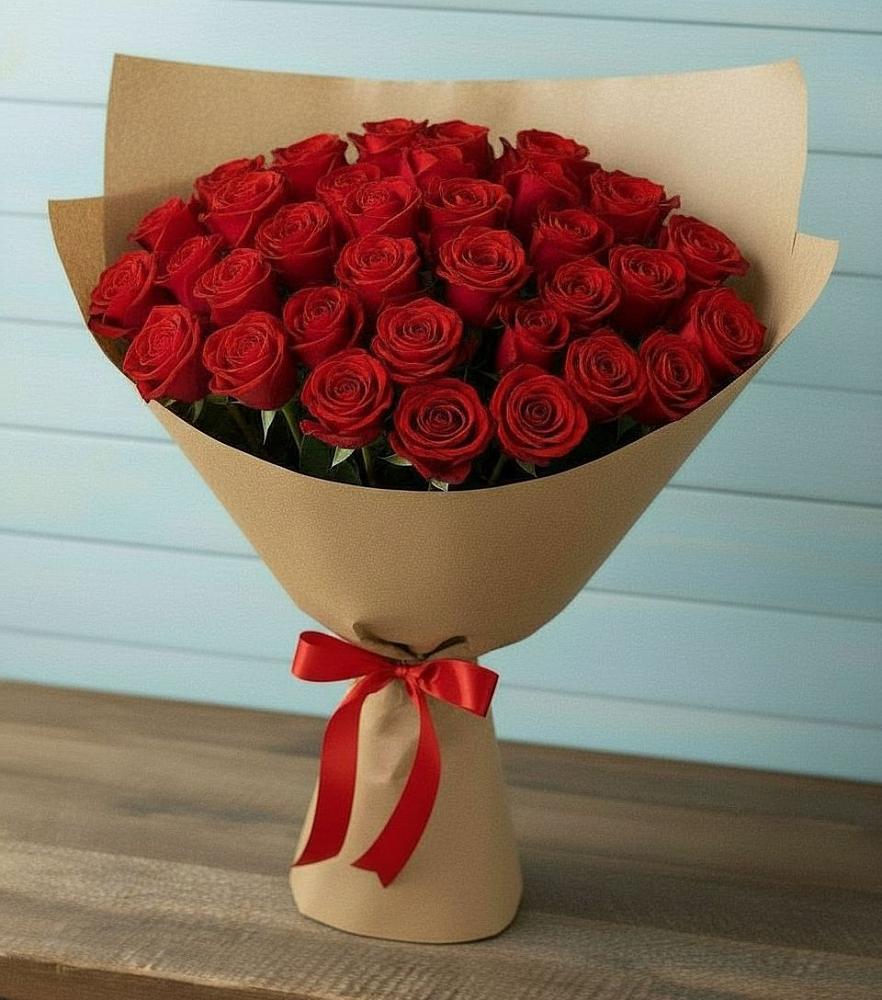 Букет Красные розы Милано в Красноармейске Московской области