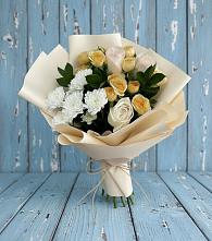 Букет цветов из:  Розы и Хризантемы #REPLACE_PRED# Красноармейске Московской области