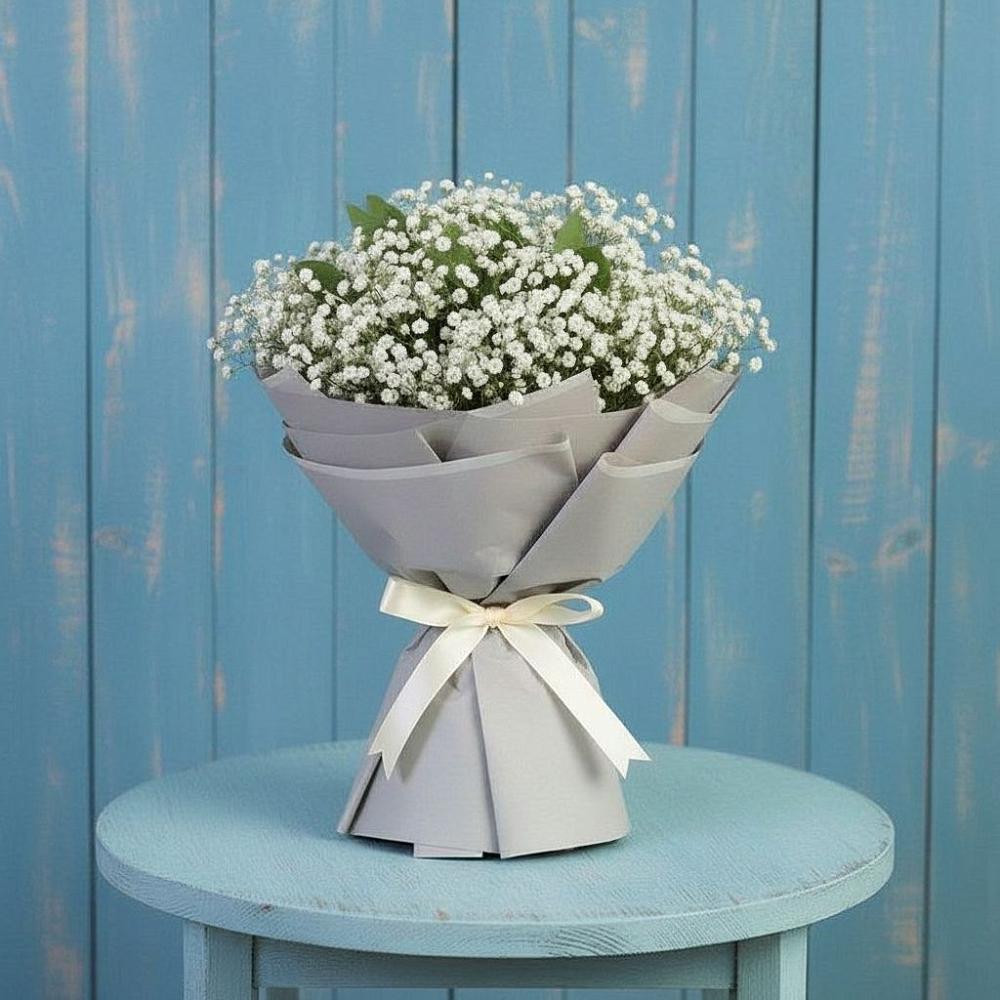 Букет цветов из: Гипсофила в Красноармейске Московской области