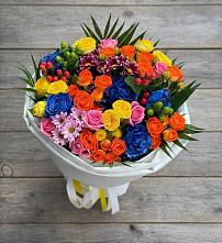 Букет цветов из:  Розы и Хризантемы в Красноармейске Московской области