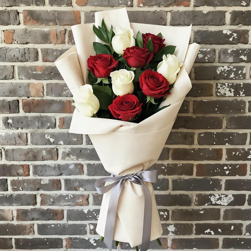 Букет цветов из: Розы в Красноармейске Московской области