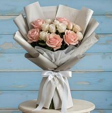 Букет цветов из:  Розы в Красноармейске Московской области