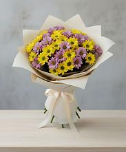 Букет цветов из:  Хризантемы в Красноармейске Московской области
