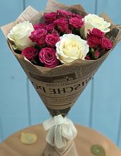 Букет цветов из:  Розы в Красноармейске Московской области