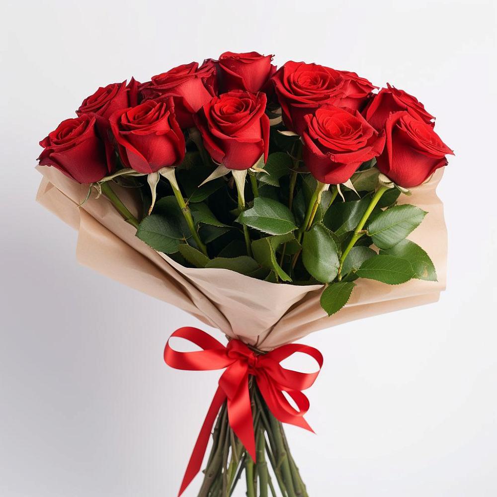 Букет 11 Красных роз Эдлесс Лав в Красноармейске Московской области